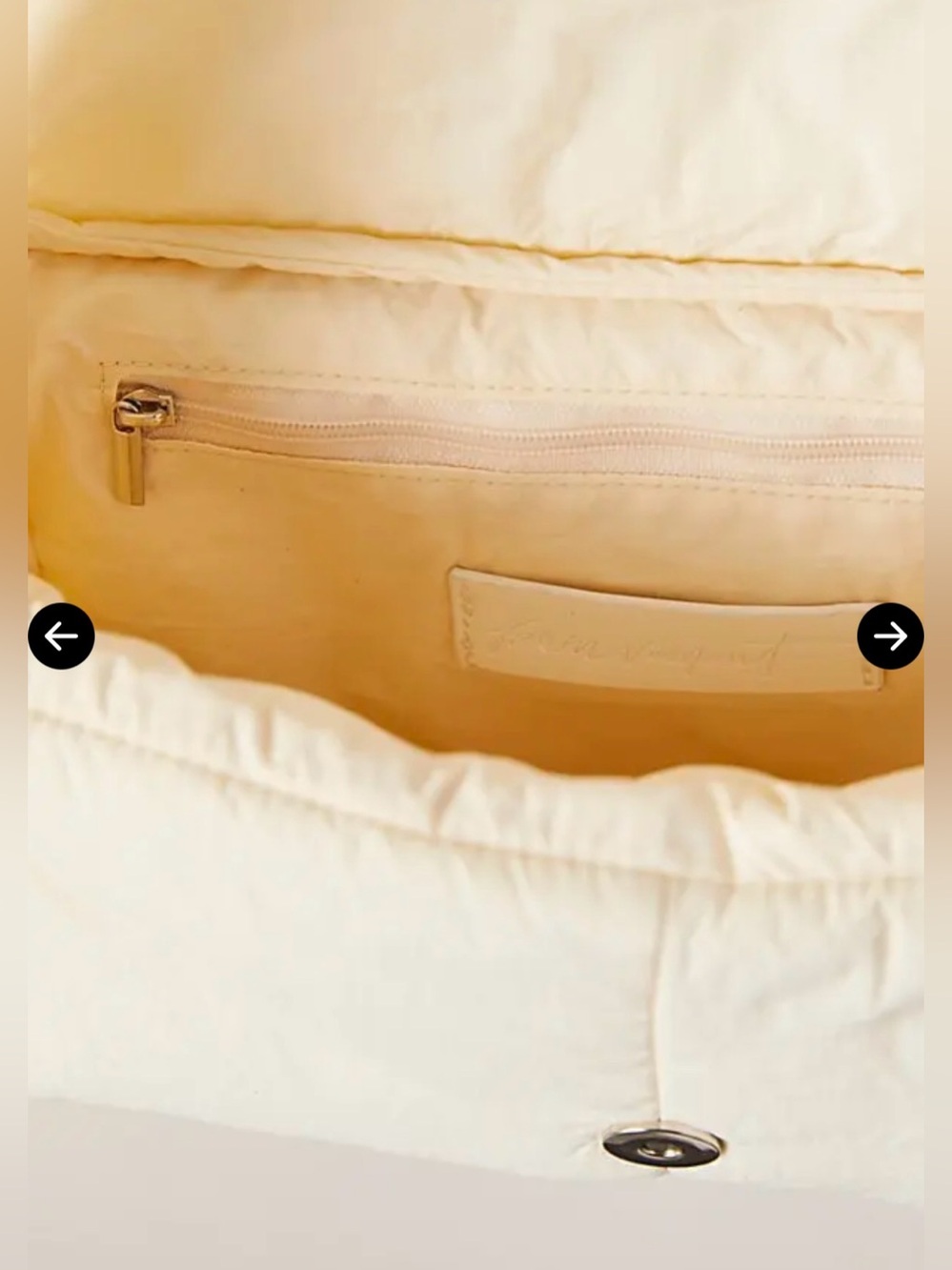 Free People Puffy Muff Crossbody Bag
In Snow - Picture 5 of 7